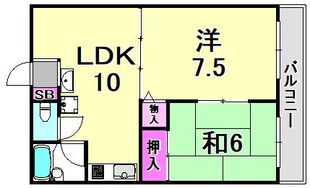 フォーラム夙川・殿山町の物件間取画像